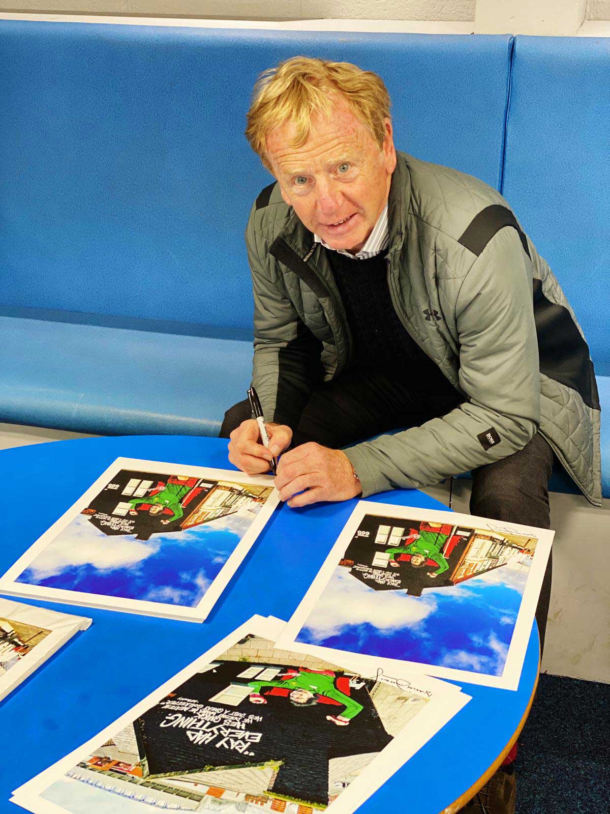 David-Fairclough-Signs-Ray-Clemence-Limited-Edition-Print David-Fairclough-Signs-Ray-Clemence-Limited-Edition-Print