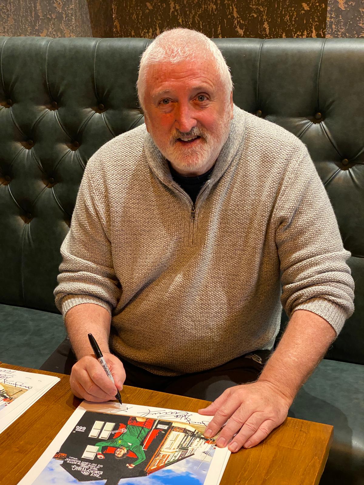 David Johnson Signs Ray Clemence Mural Print David Johnson Signs Ray Clemence Mural Print